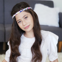 Adjustable Floral Braided Headbands - 4 Pack - FROG SAC