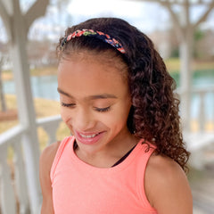 Adjustable Floral Braided Headbands - 4 Pack - FROG SAC