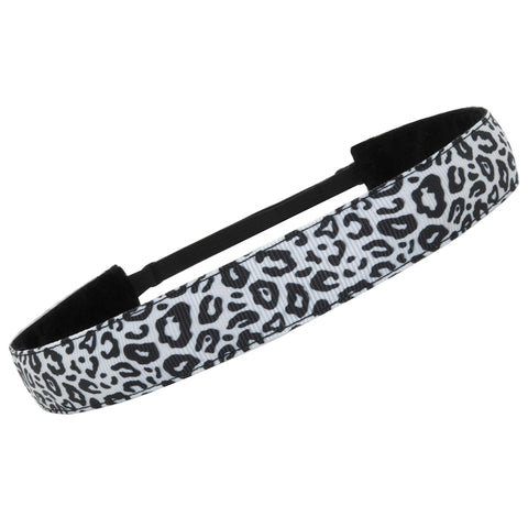 Adjustable No Slip Black & White Headband - FROG SAC