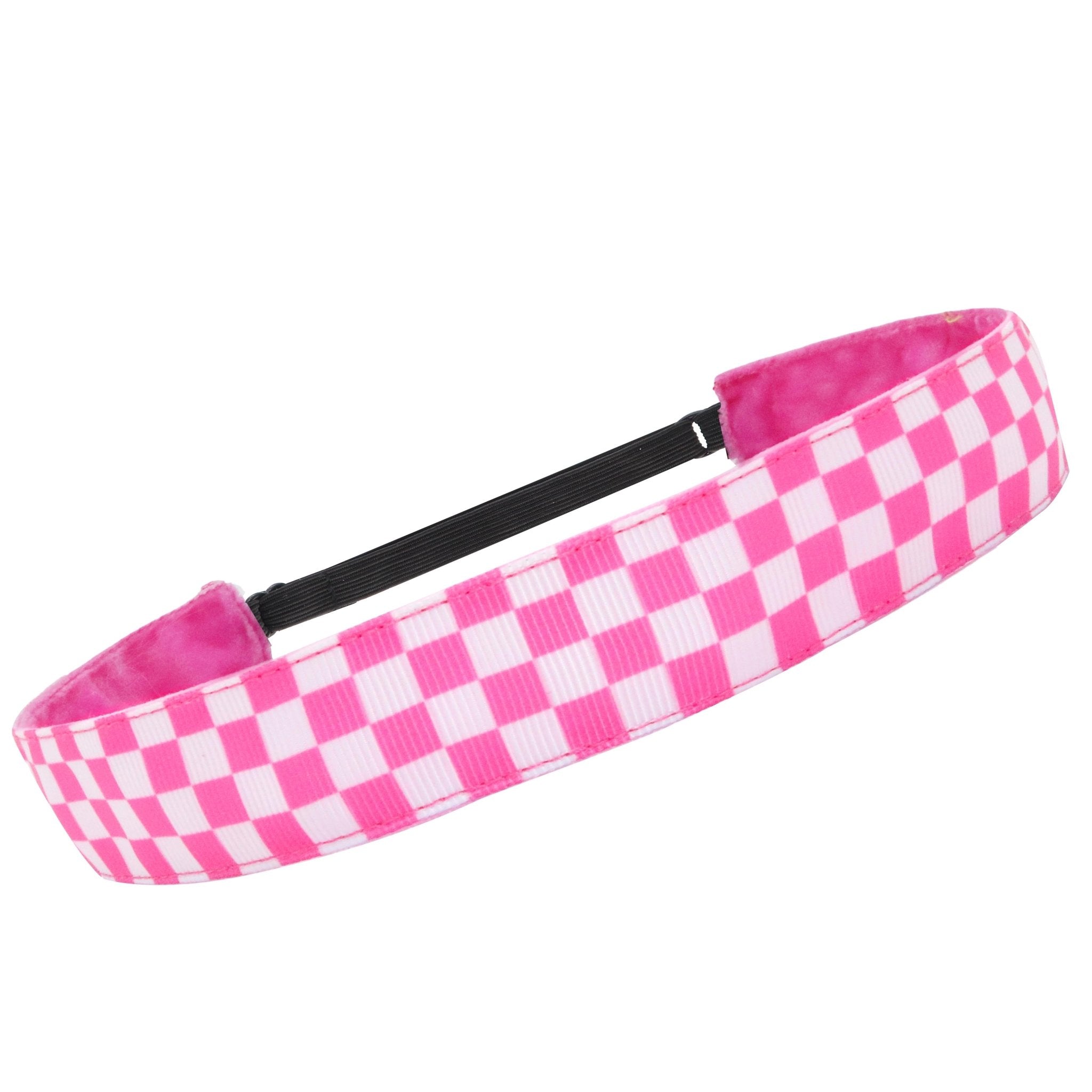 Adjustable No Slip Checkerboard Headband - FROG SAC