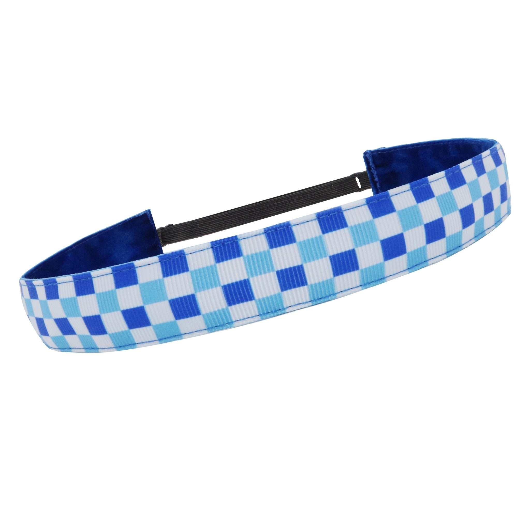 Adjustable No Slip Checkerboard Headband - FROG SAC