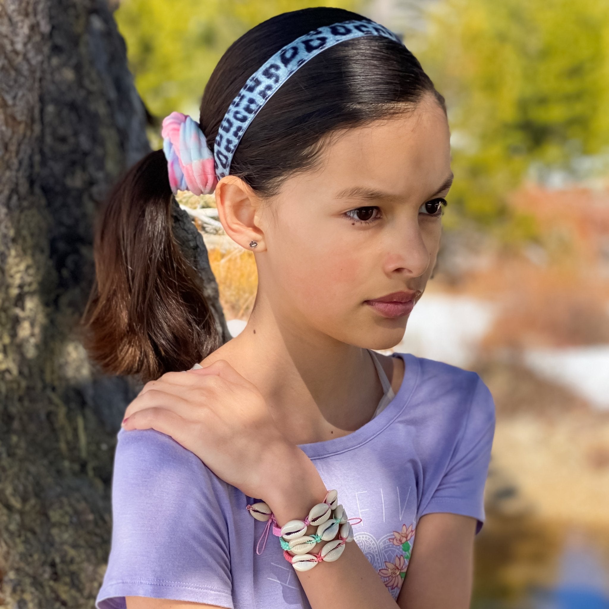 Adjustable No Slip Cheetah Headbands - 4 Pack - FROG SAC