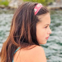 Adjustable No Slip Cowrie Lace Headbands - 3 Pack - FROG SAC