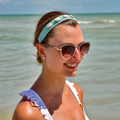 Adjustable No Slip Cowrie Lace Headbands - 3 Pack - FROG SAC