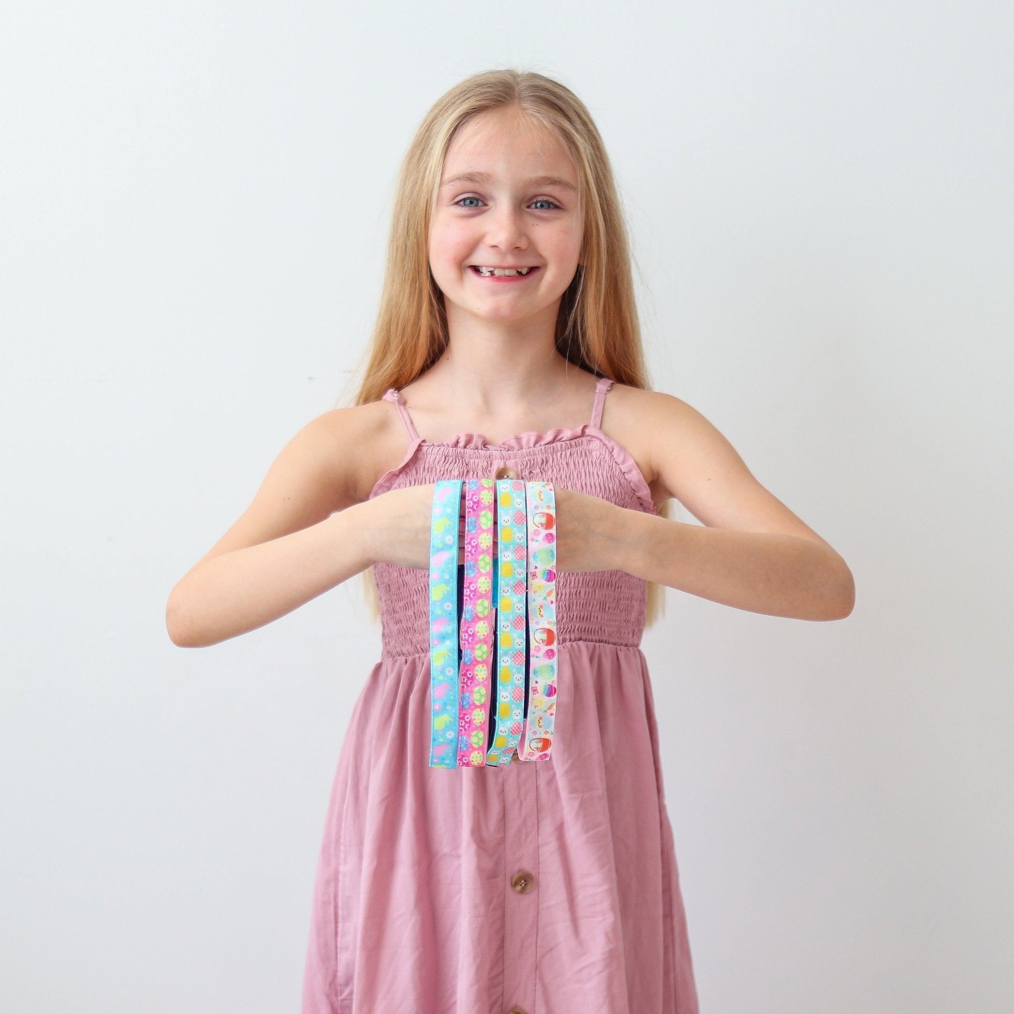 Adjustable No Slip Easter Headbands - 4 Pack - FROG SAC