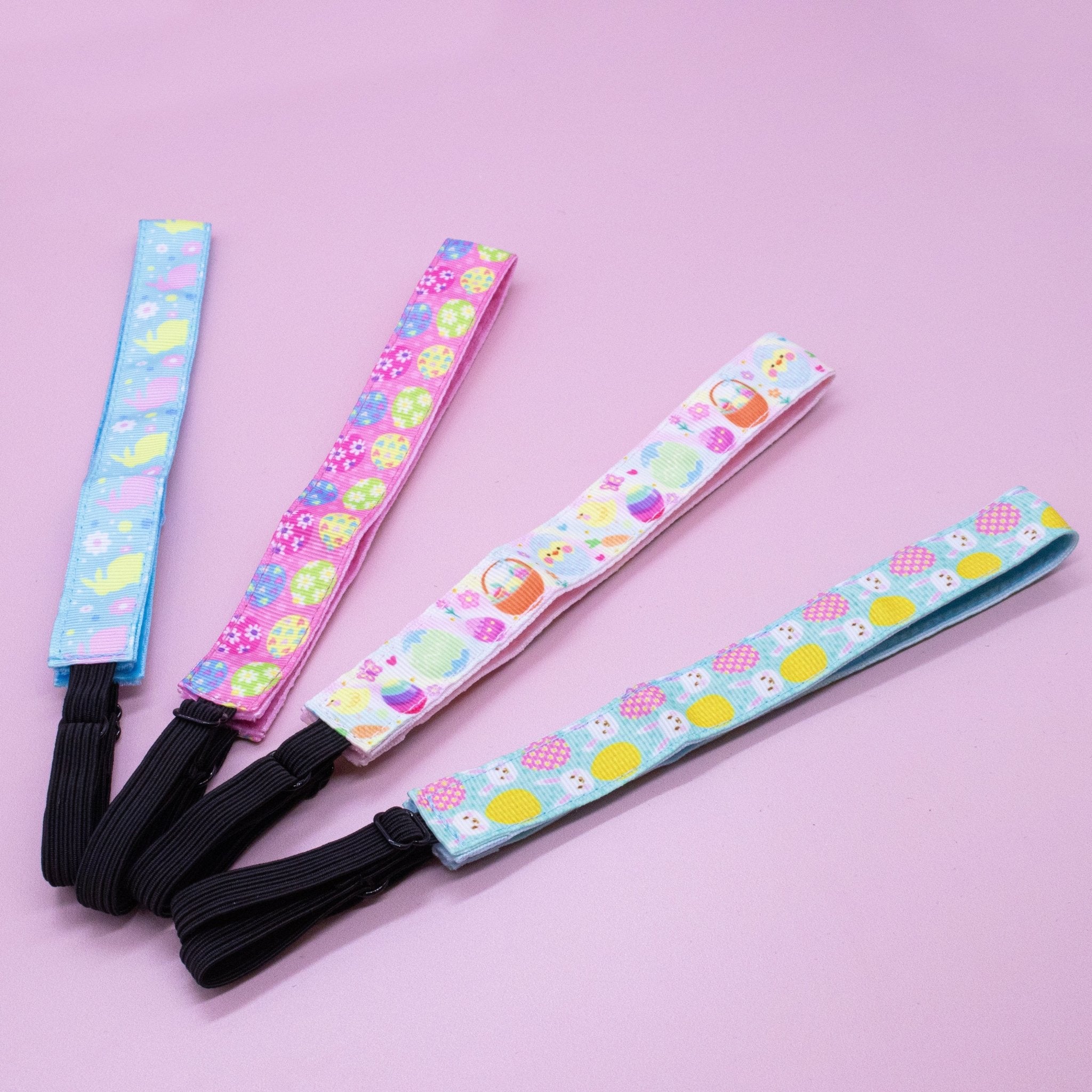 Adjustable No Slip Easter Headbands - 4 Pack - FROG SAC