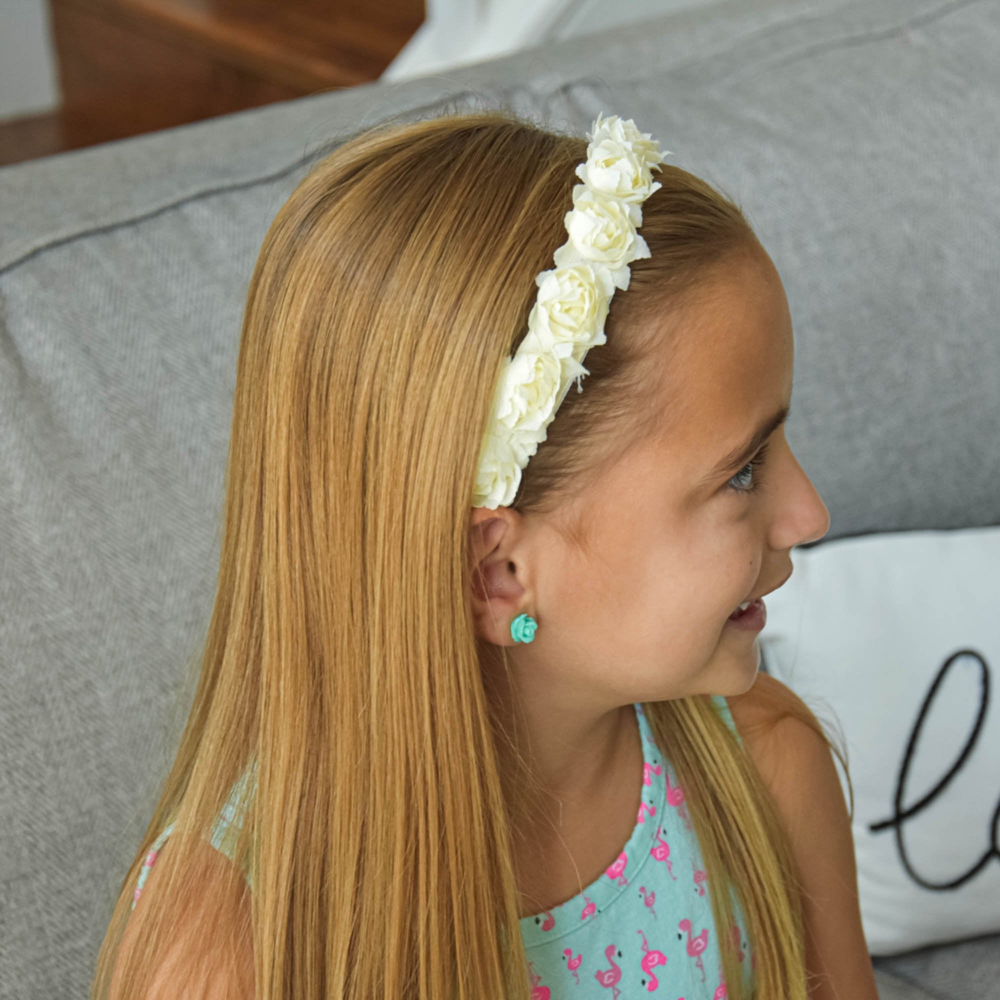 Adjustable No Slip Floral Headbands - 3 Pack - FROG SAC