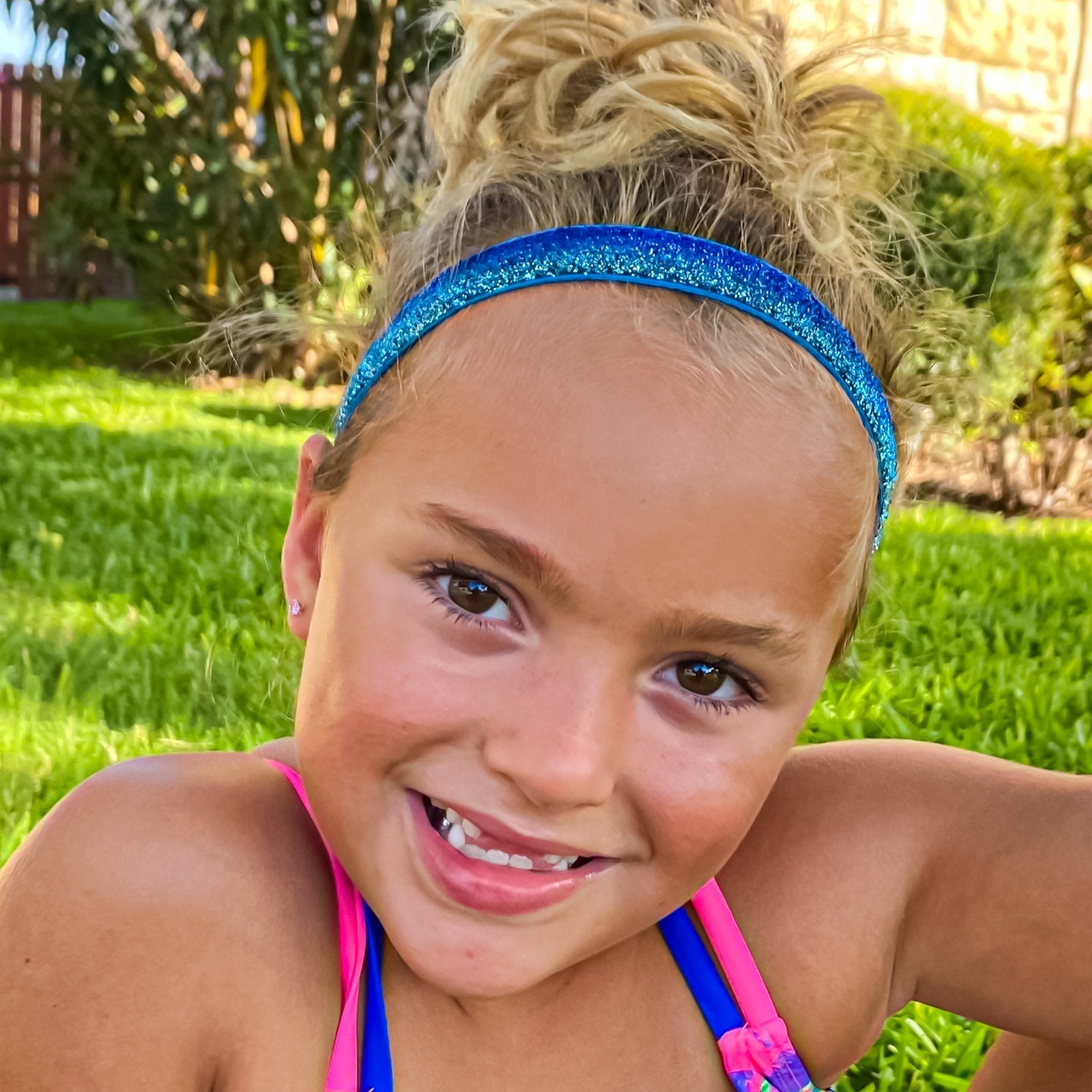 Adjustable No Slip Glitter Headband - FROG SAC