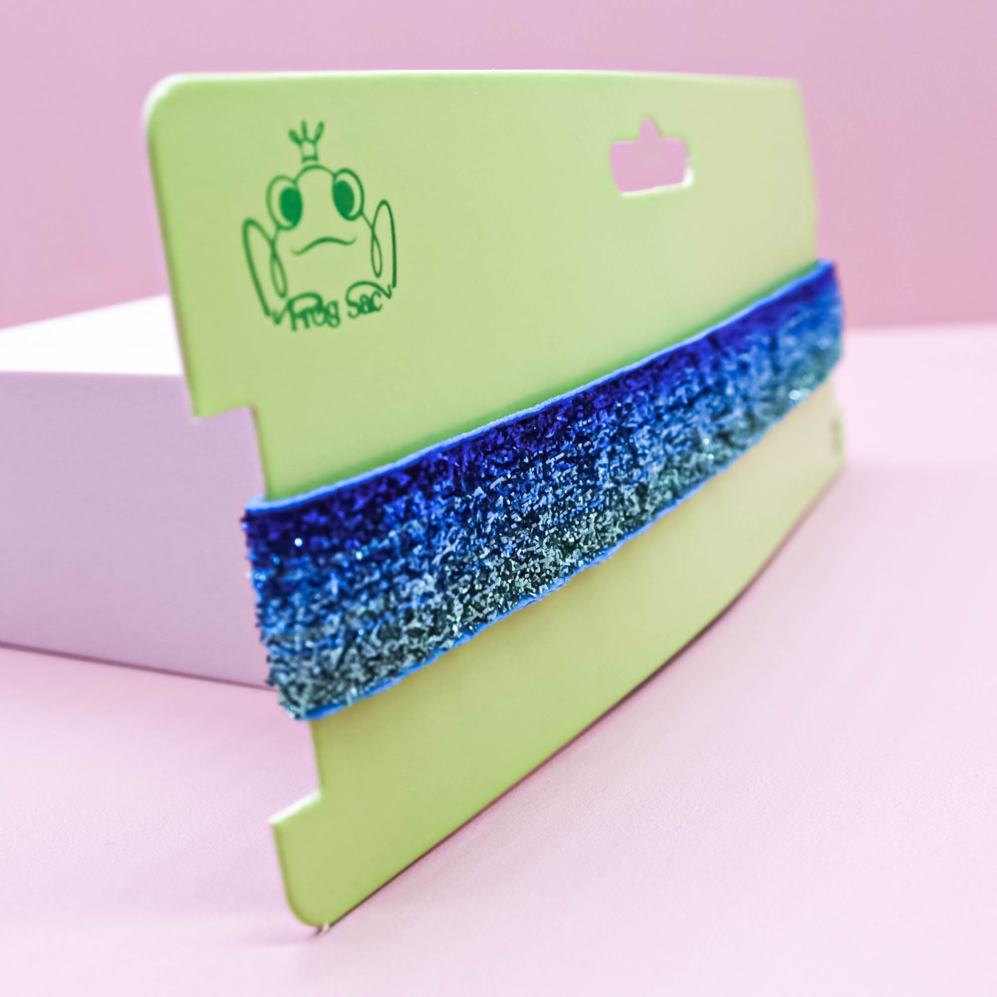 Adjustable No Slip Glitter Headbands - 6 Pack - FROG SAC
