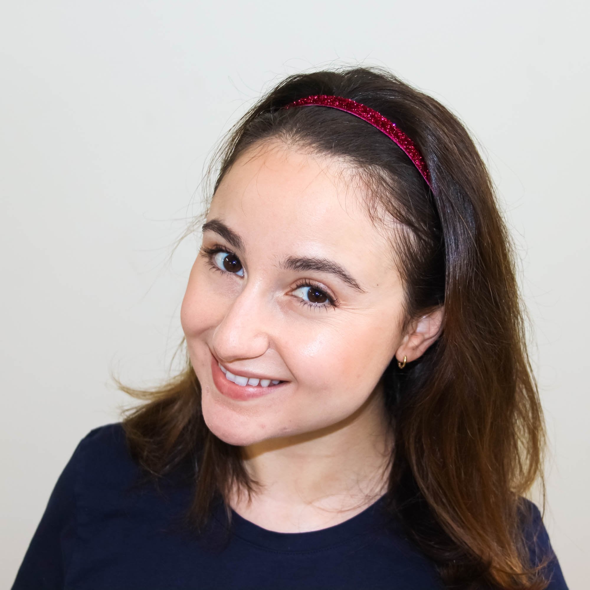 Adjustable No Slip Glitter Thin Headband - FROG SAC