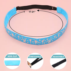 Adjustable No Slip Gymnastics Headbands - 4 Pack - FROG SAC