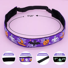 Adjustable No Slip Halloween Headbands - 4 Pack - FROG SAC