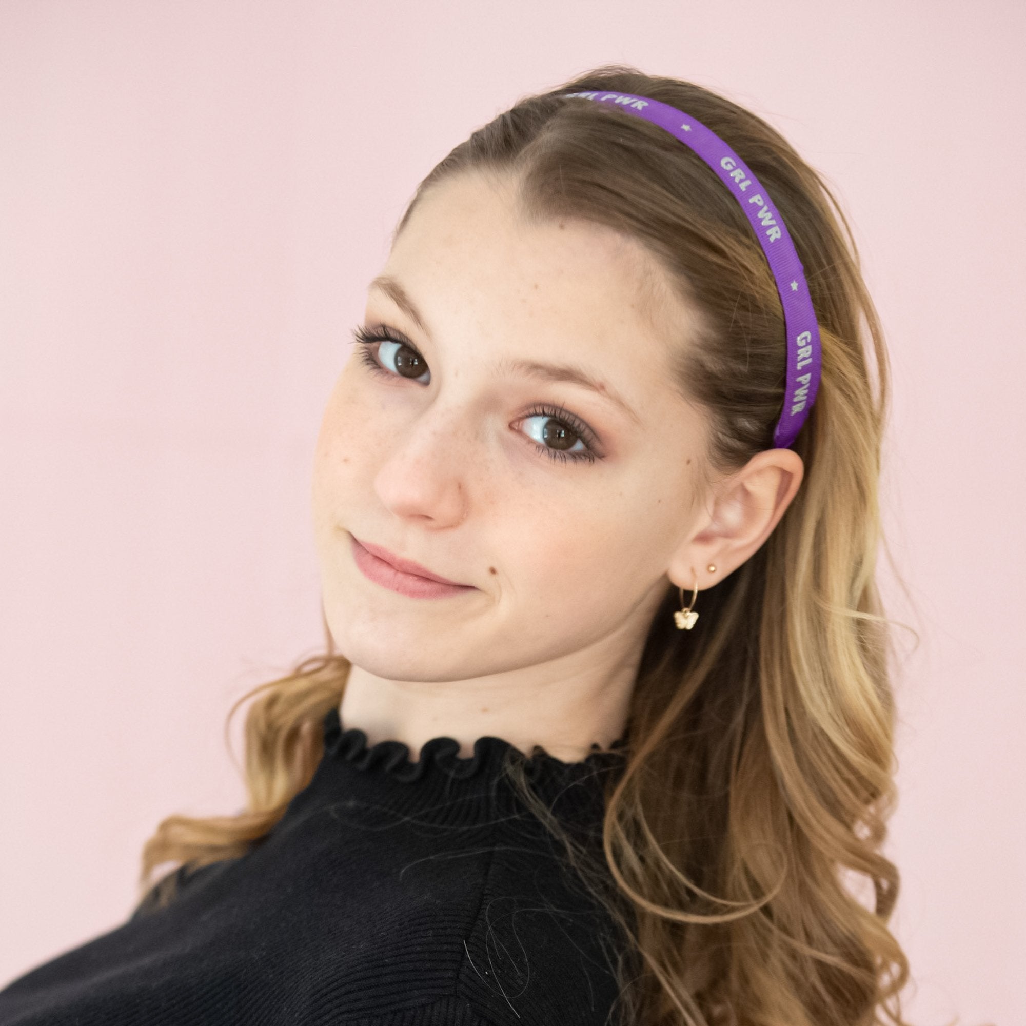 Adjustable No Slip Headbands For A Cause - GRL PWR - FROG SAC