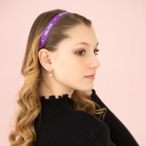 Adjustable No Slip Headbands For A Cause - GRL PWR - FROG SAC