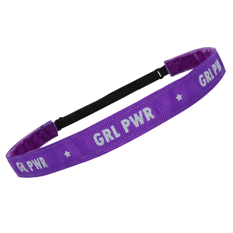 Adjustable No Slip Headbands For A Cause - GRL PWR - FROG SAC