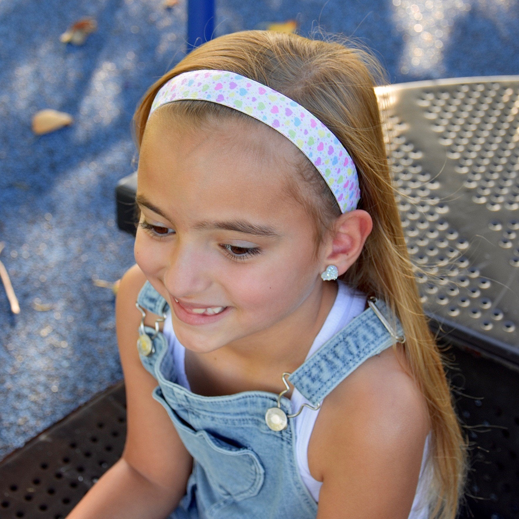 Adjustable No Slip Heart Headband - FROG SAC