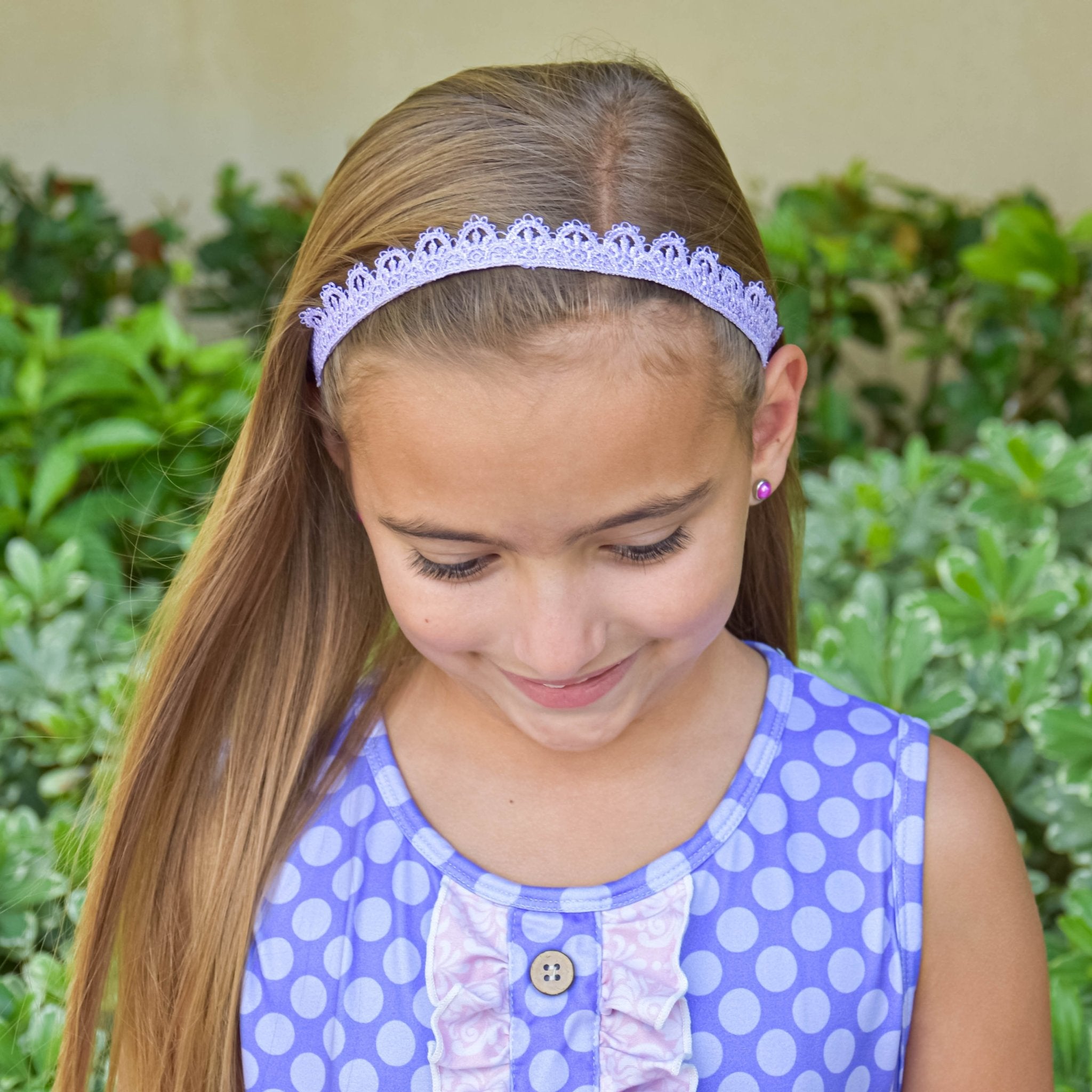 Adjustable No Slip Lace Crown Headbands - 4 Pack - FROG SAC