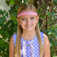Adjustable No Slip Lace Crown Headbands - 4 Pack - FROG SAC