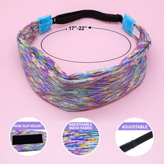 Adjustable No Slip Mesh Sport Headbands - FROG SAC