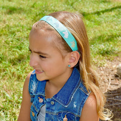 Adjustable No Slip Metallic Glitter Unicorn Headband - FROG SAC