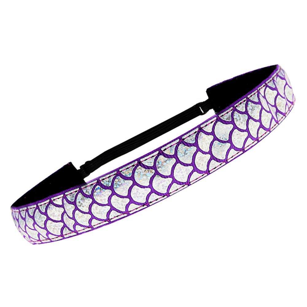 Adjustable No Slip Metallic Mermaid Headband - FROG SAC