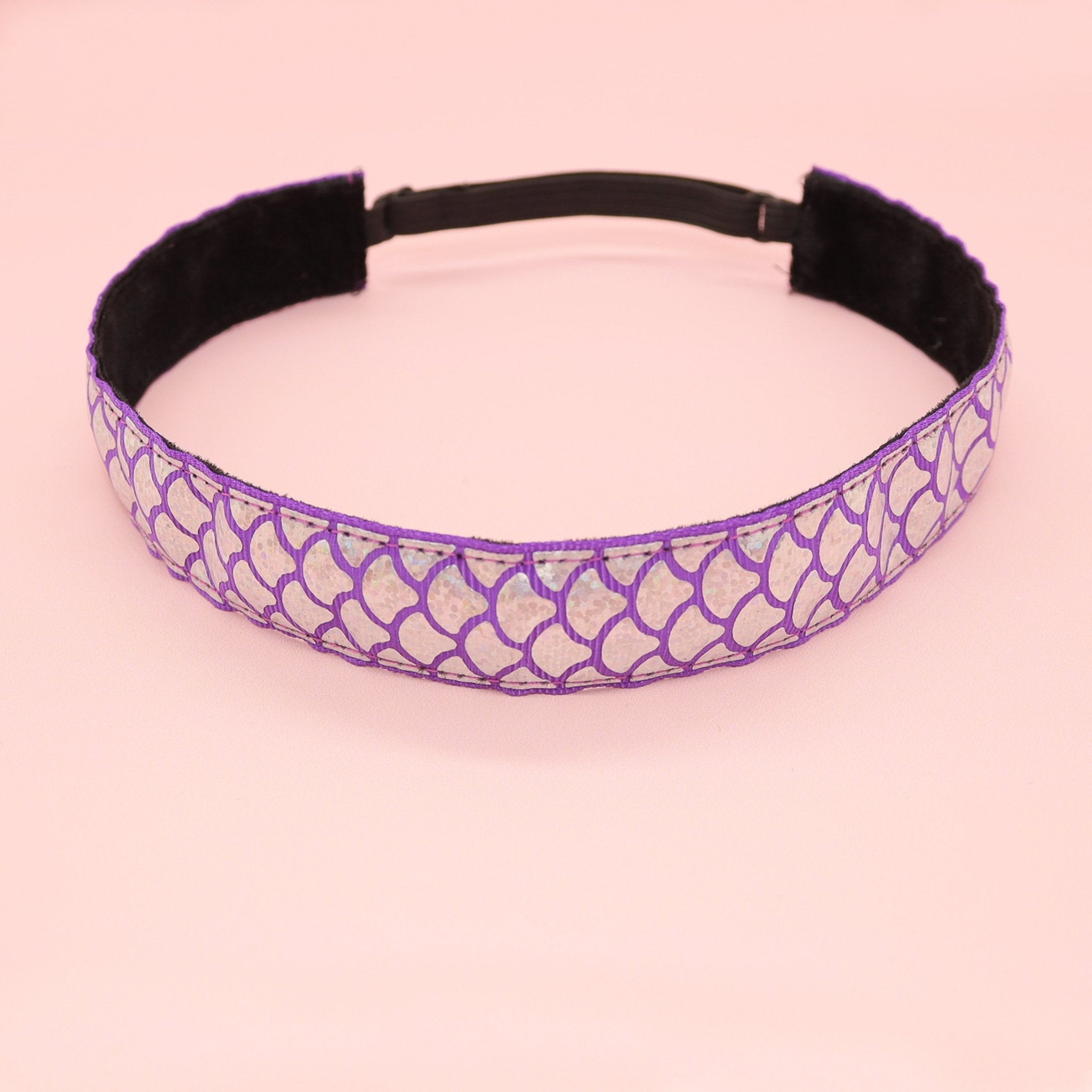 Adjustable No Slip Metallic Mermaid Headband - FROG SAC