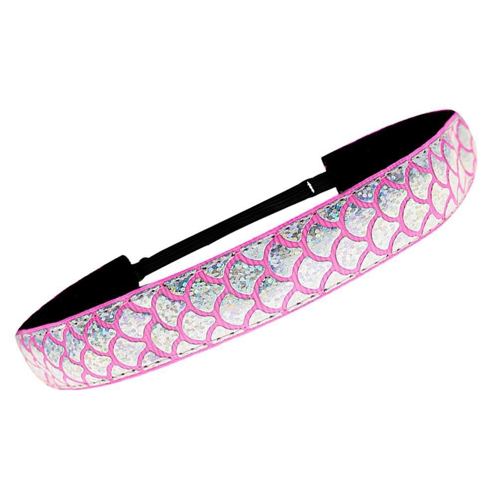 Adjustable No Slip Metallic Mermaid Headband - FROG SAC