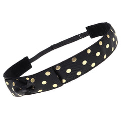 Adjustable No Slip Polka Dot Bow Headband - FROG SAC