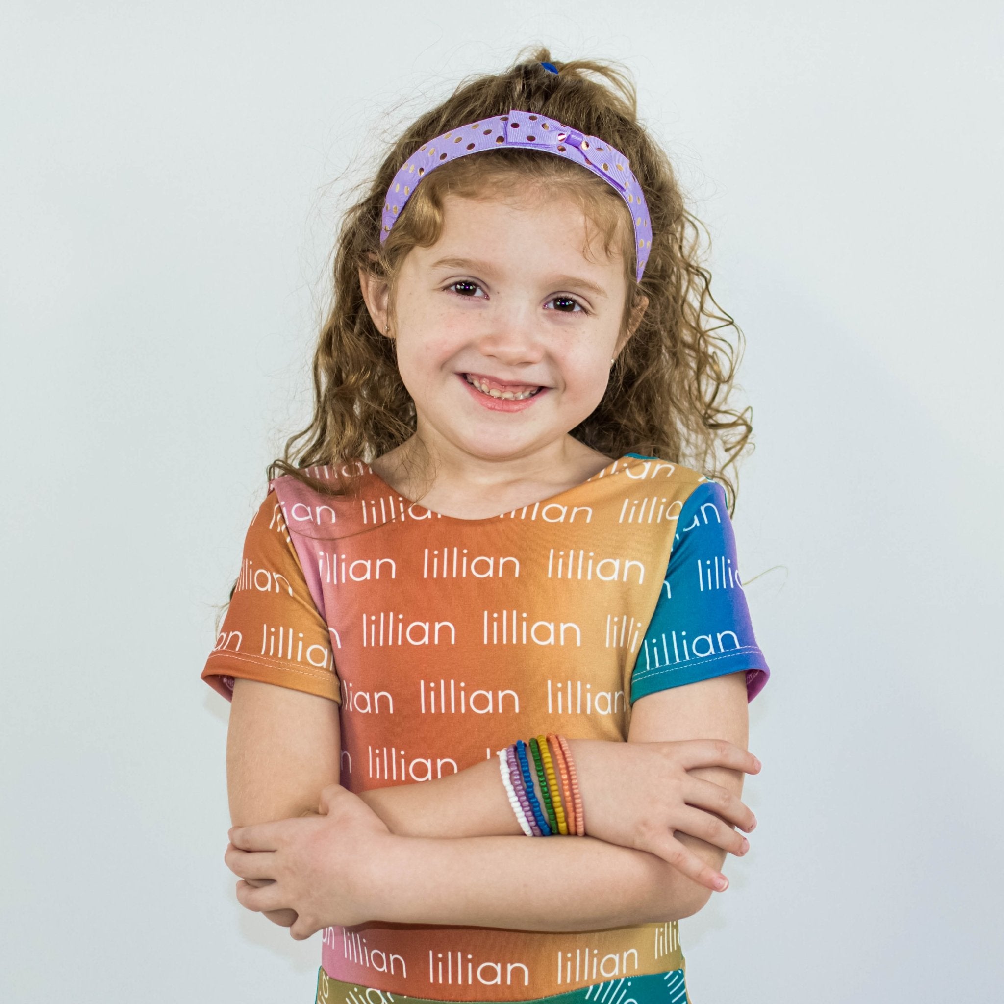 Adjustable No Slip Polka Dot Bow Headband - FROG SAC