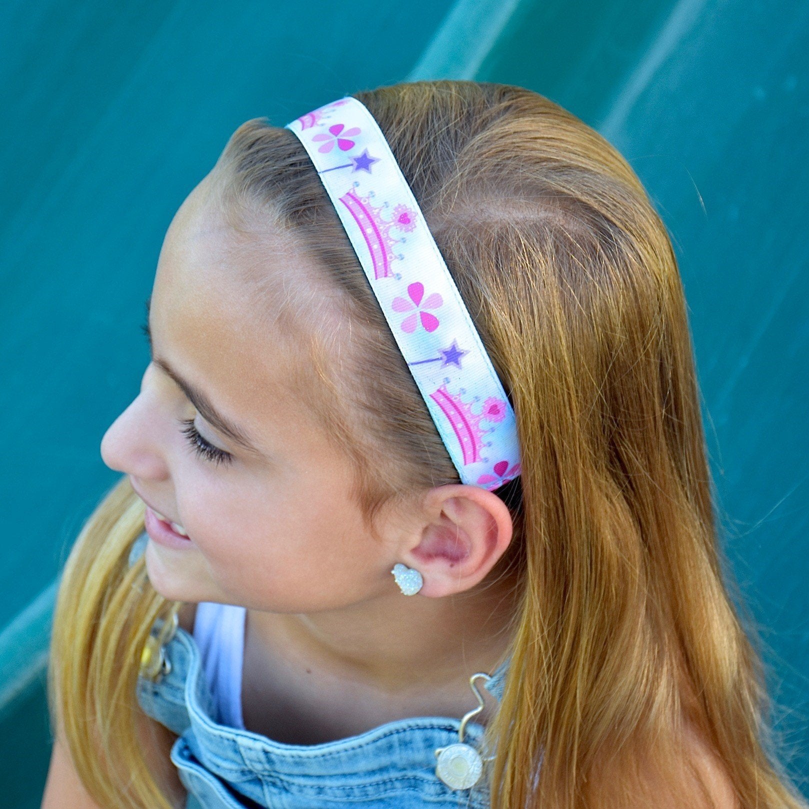 Adjustable No Slip Princess Crown Headband - FROG SAC