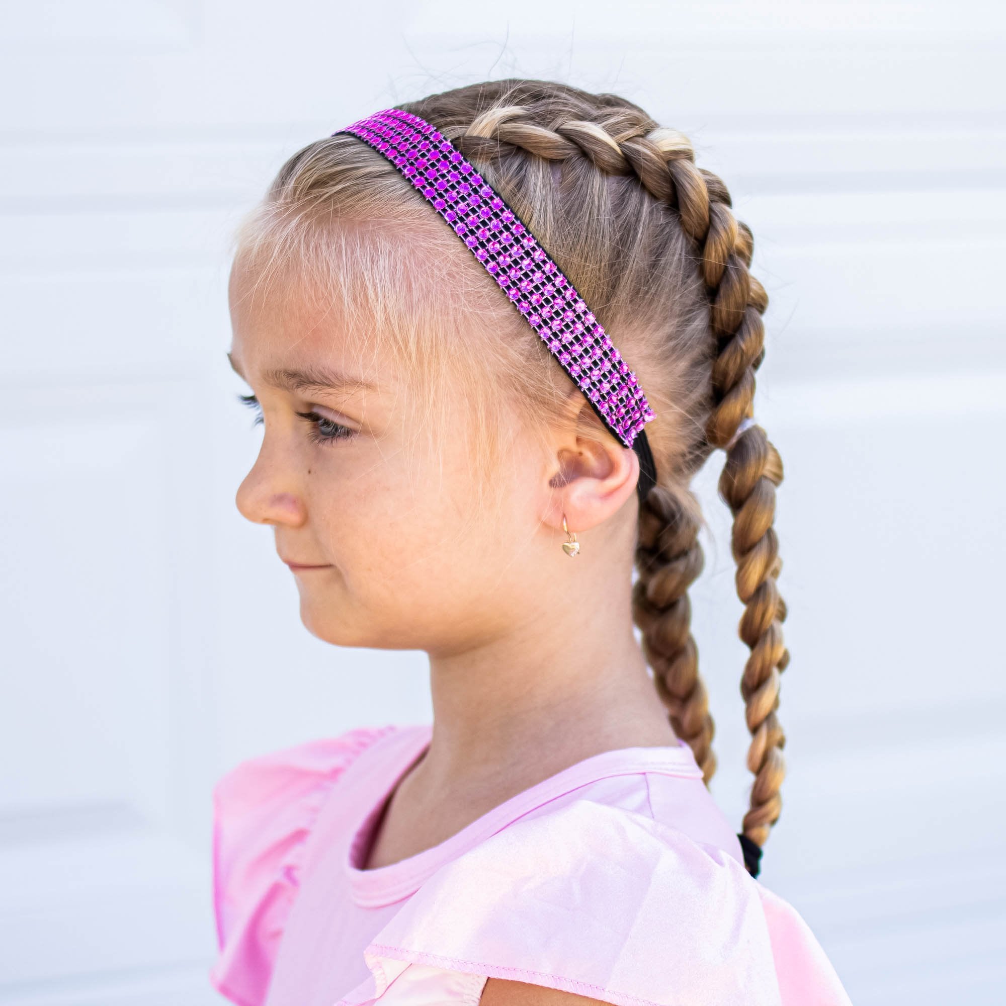 Adjustable No Slip Rhinestone Headband - FROG SAC