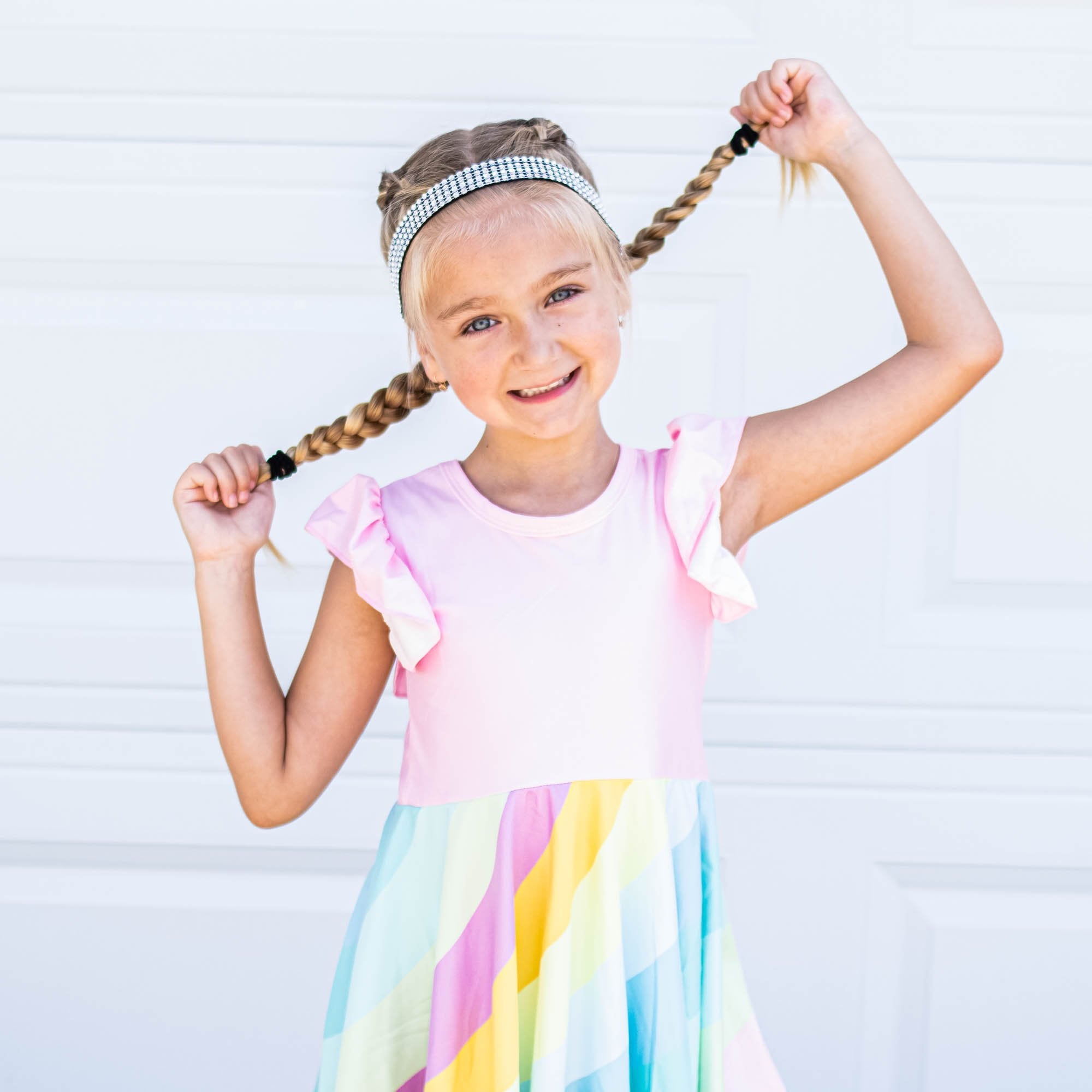 Adjustable No Slip Rhinestone Headband - FROG SAC