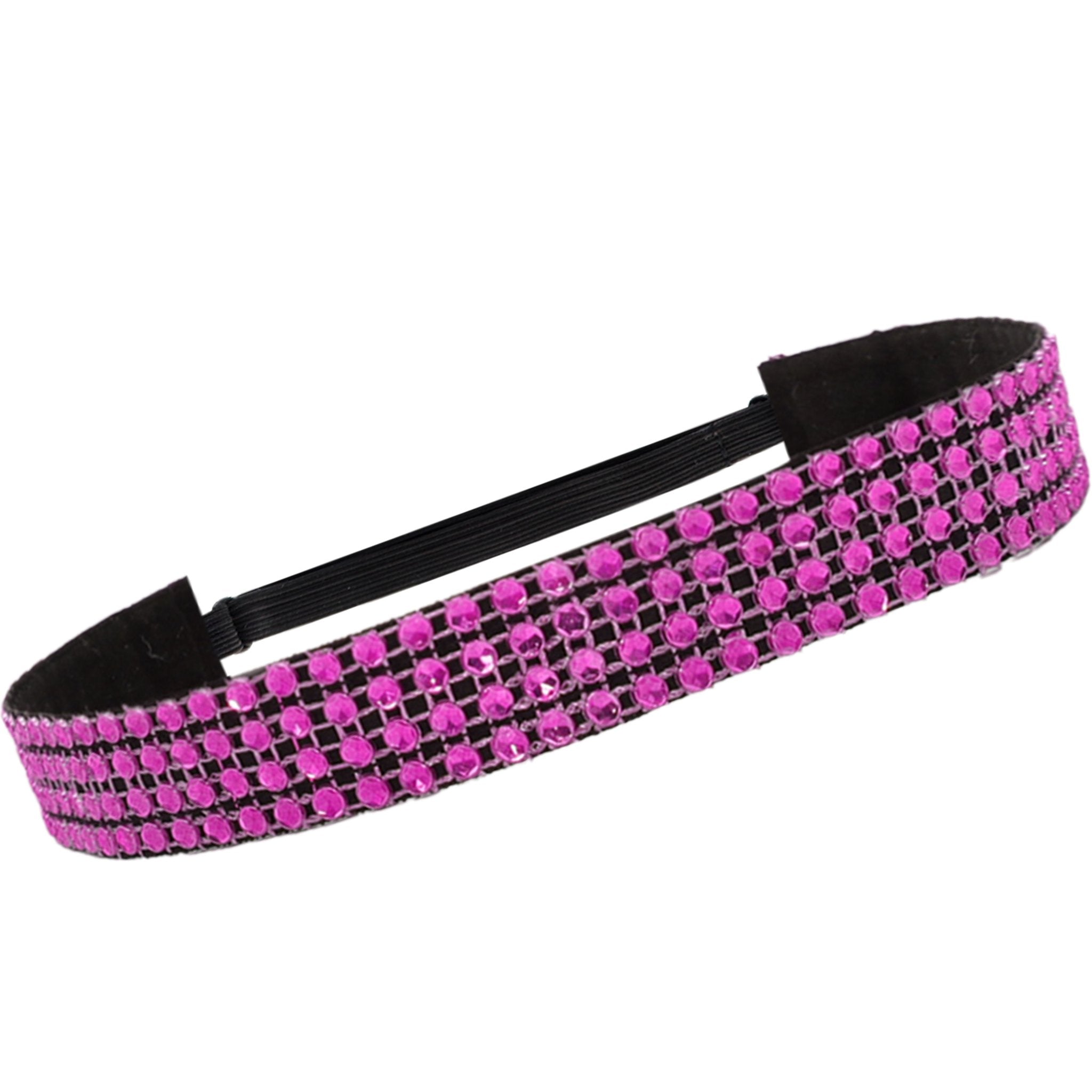 Adjustable No Slip Rhinestone Headband - FROG SAC