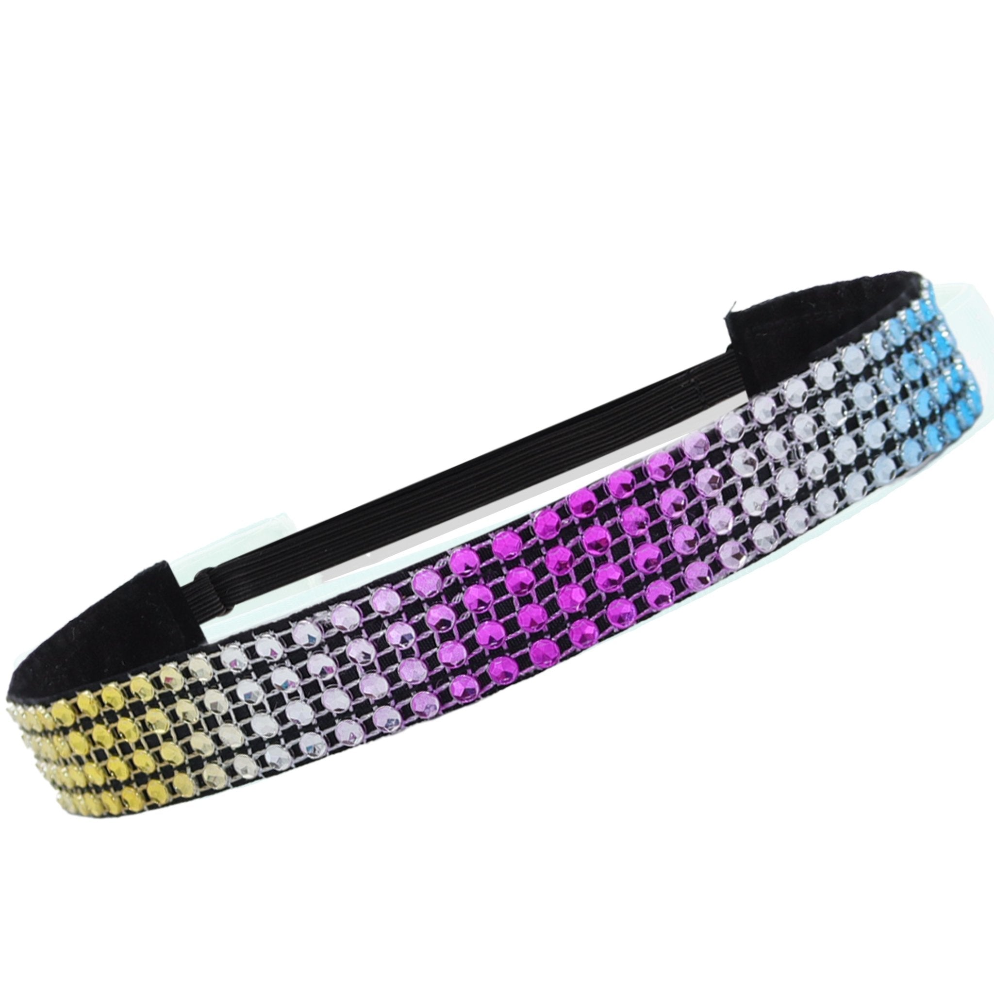Adjustable No Slip Rhinestone Headband - FROG SAC
