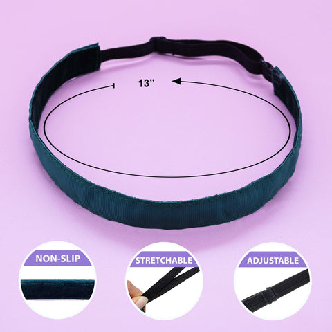Adjustable No Slip Solid Headband - School Uniform - FROG SAC