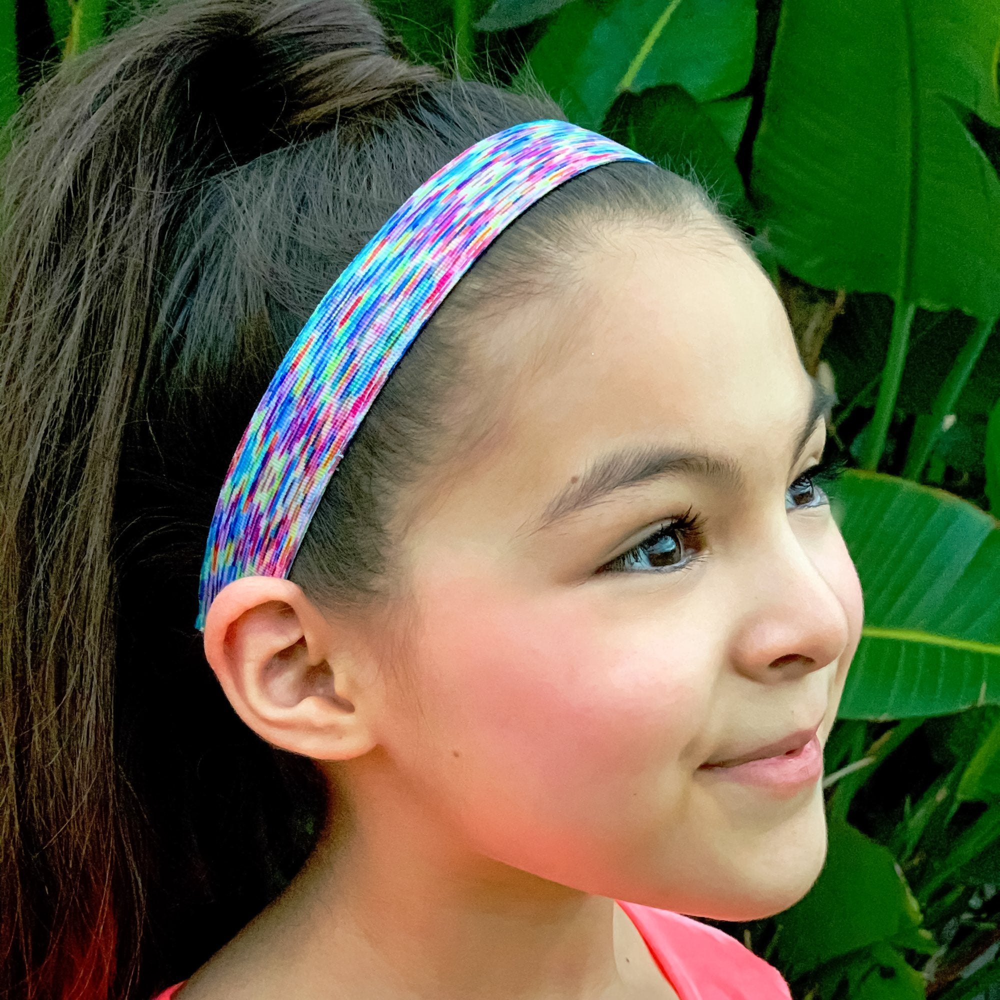 Adjustable No Slip Space Tie Dye Headband - FROG SAC
