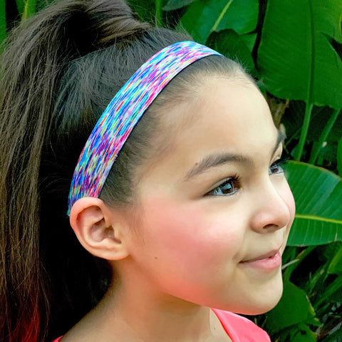 Adjustable No Slip Space Tie Dye Headband - FROG SAC