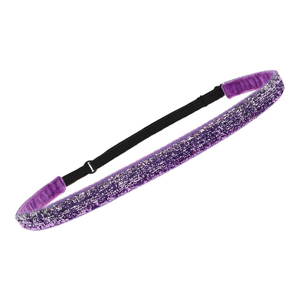 Adjustable No Slip Thin Glitter Headband - FROG SAC