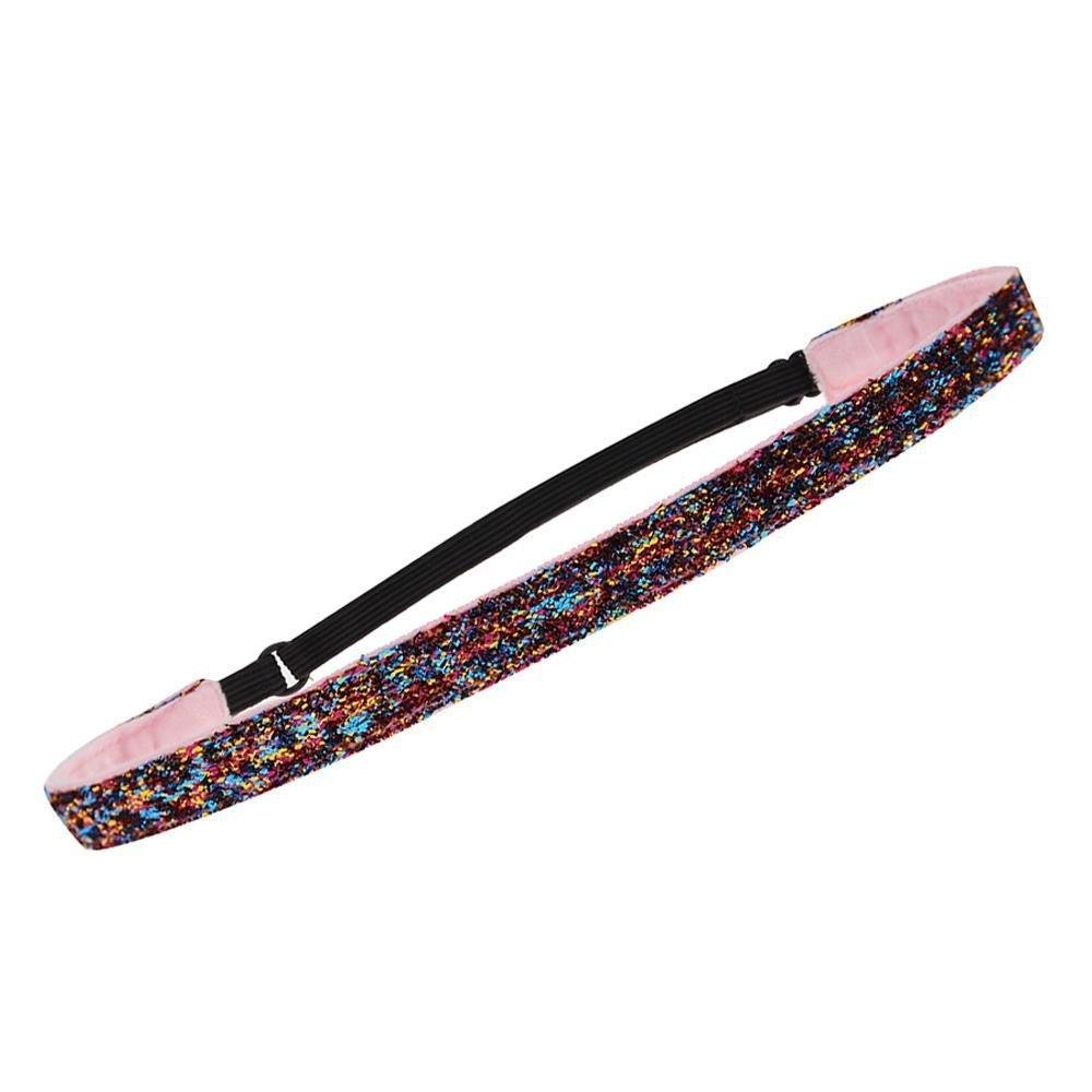 Adjustable No Slip Thin Glitter Headband - FROG SAC