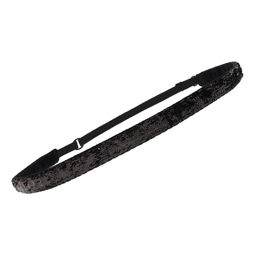 Adjustable No Slip Thin Glitter Headband - FROG SAC