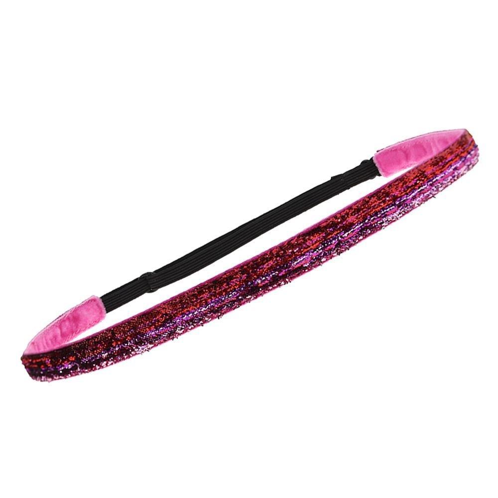 Adjustable No Slip Thin Glitter Headband - FROG SAC