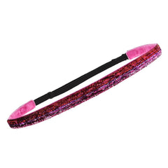 Adjustable No Slip Thin Glitter Headband - FROG SAC