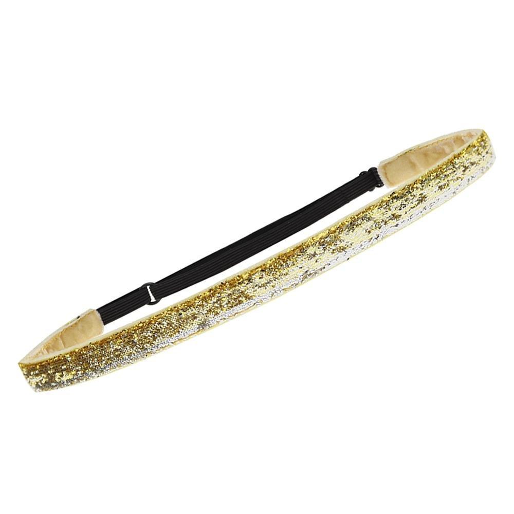 Adjustable No Slip Thin Glitter Headband - FROG SAC