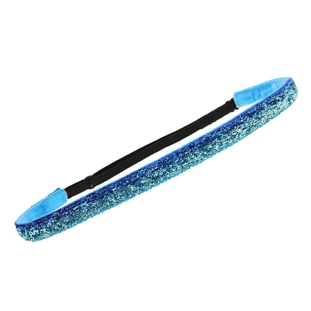 Adjustable No Slip Thin Glitter Headband - FROG SAC