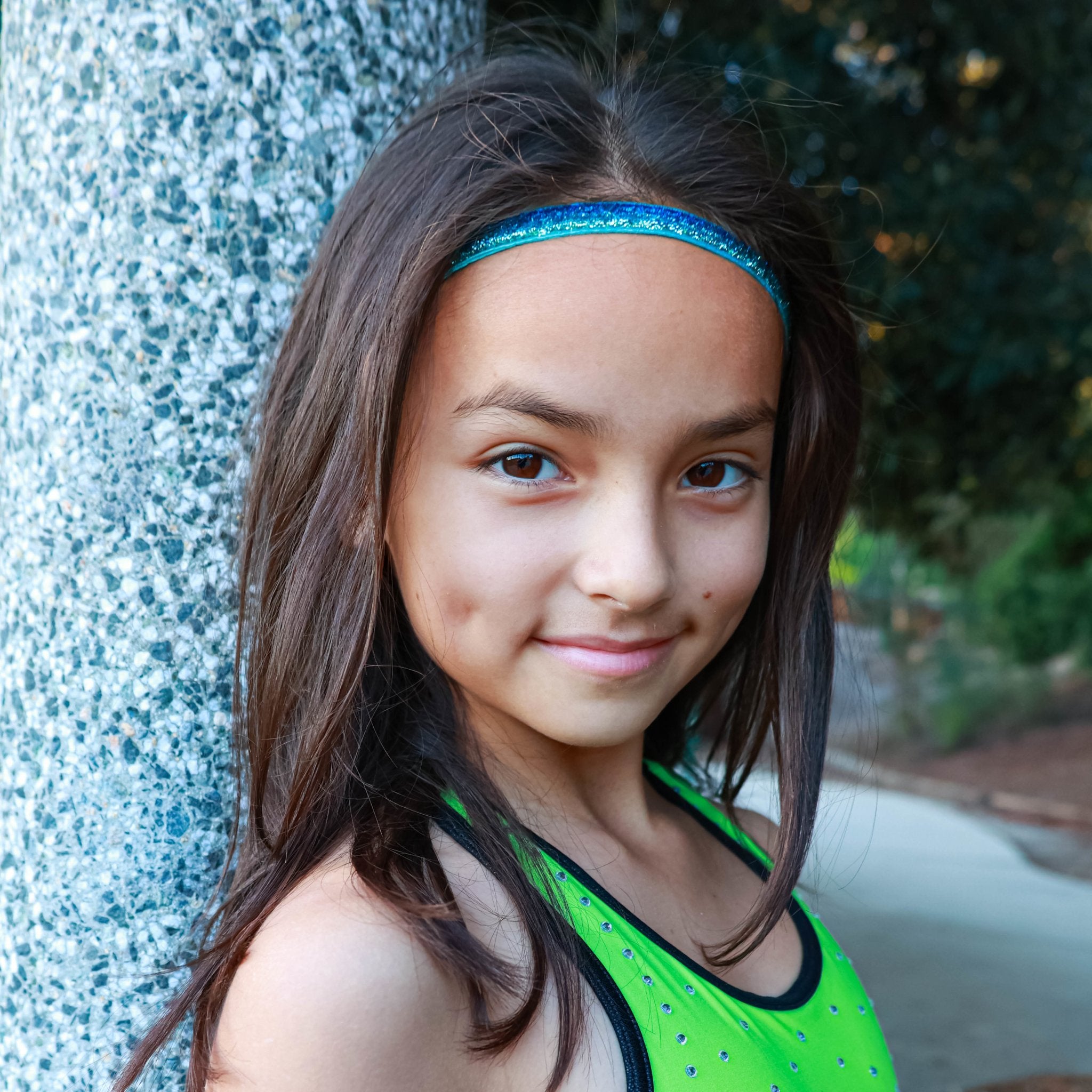 Adjustable No Slip Thin Glitter Headbands - 6 Pack - FROG SAC