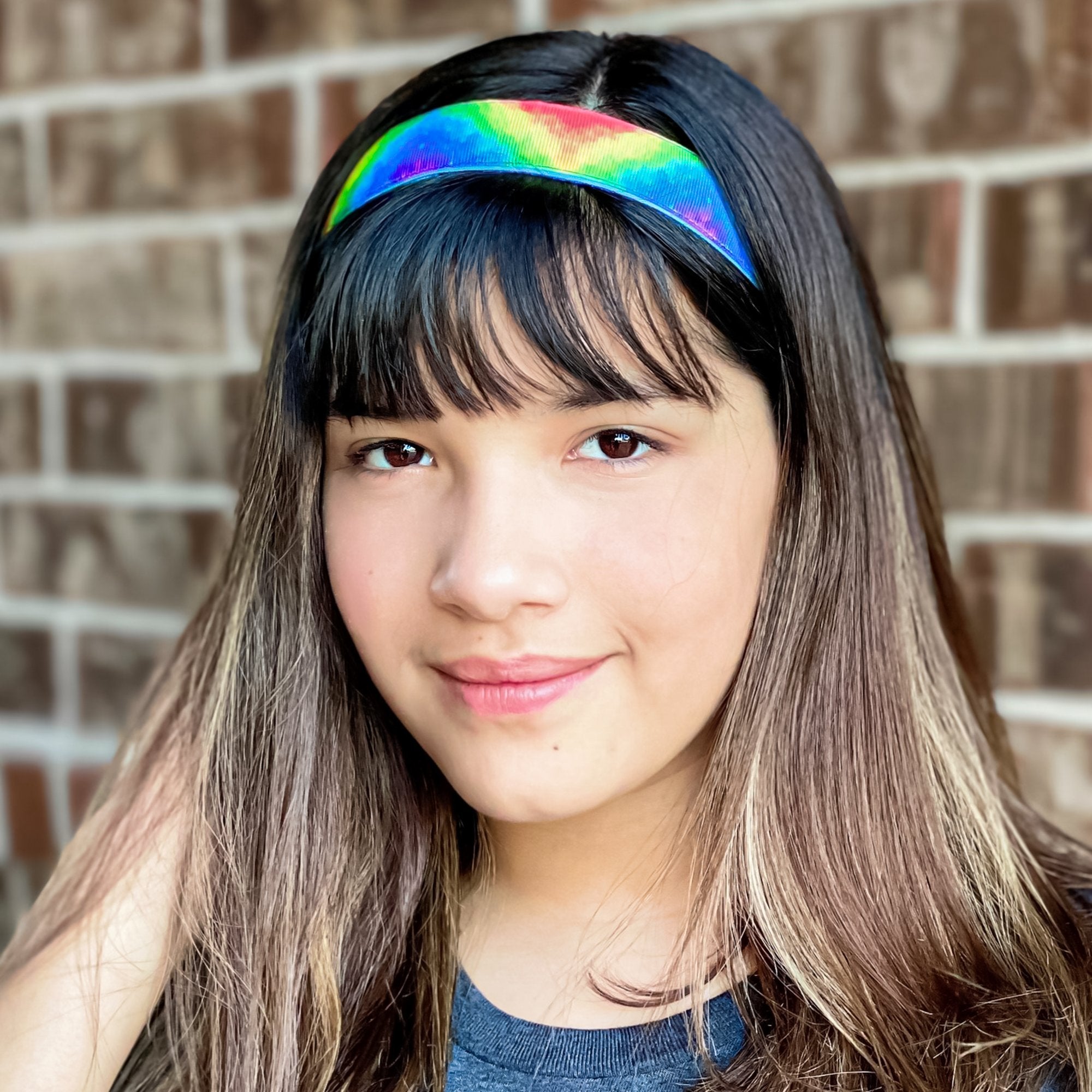 Adjustable No Slip Tie Dye Headbands - 6 Pack - FROG SAC