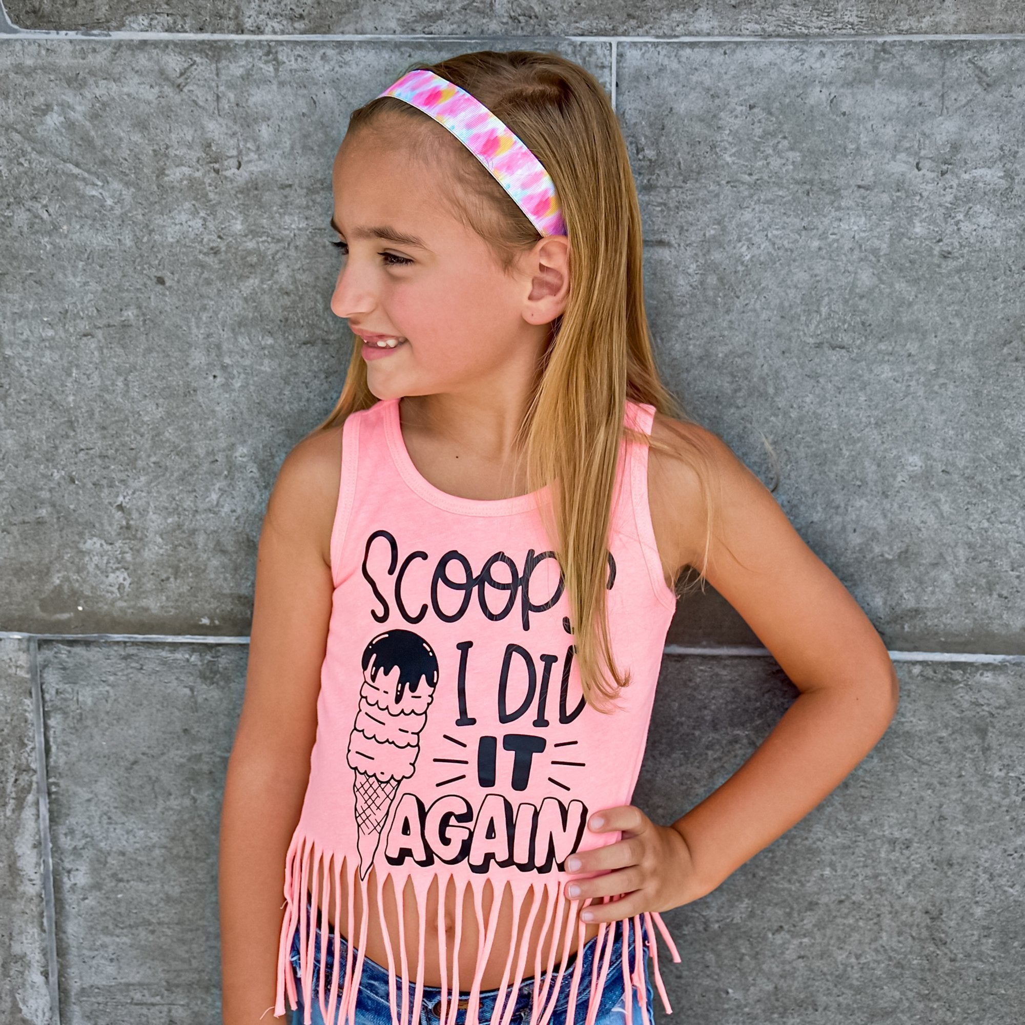 Adjustable No Slip Tie Dye Headbands - 6 Pack - FROG SAC