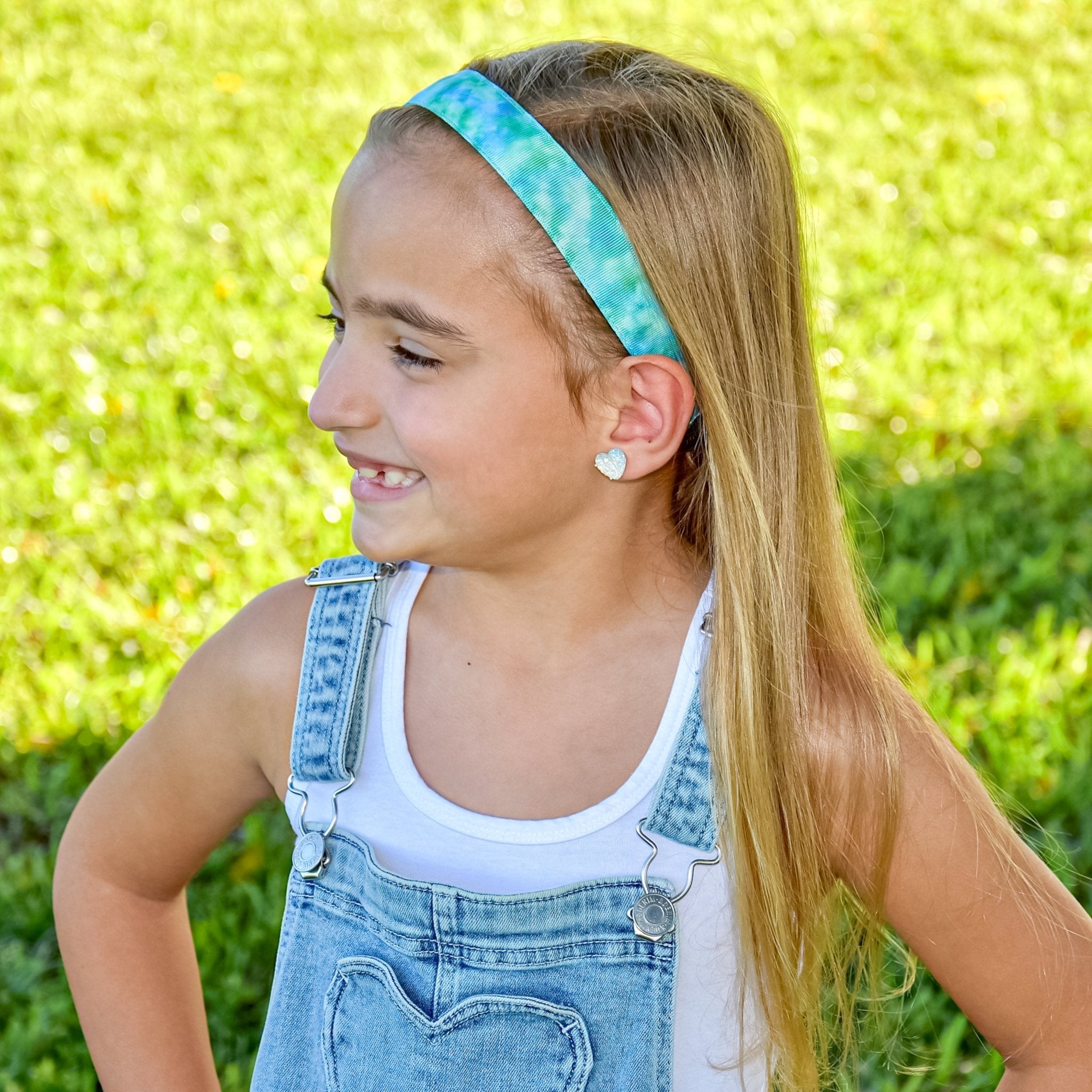 Adjustable No Slip Tie Dye Headbands - Tonal 6 Pack - FROG SAC