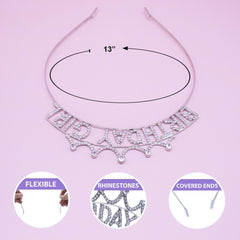 Birthday Girl Rhinestone Crown Headband - FROG SAC