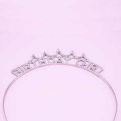 Birthday Girl Rhinestone Crown Headband - FROG SAC